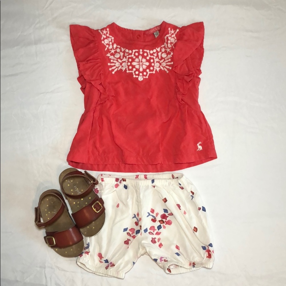 Joules Embroidered Set